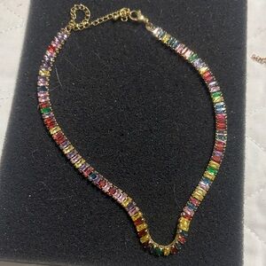 Multicolor Gold-Tone Necklace